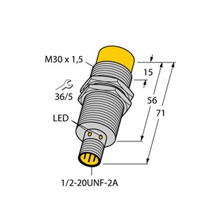 Capteur inductif TURCK NI20U-G30-ADZ30X2-B3131 - détecteur de proximité inductif