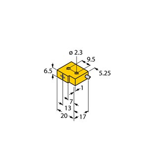 Capteur inductif TURCK BI1-Q6.5-AN6 - détecteur de proximité inductif