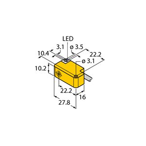 Capteur inductif TURCK BI2-Q10S-VP6X - détecteur de proximité inductif