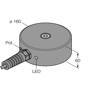 Capteur inductif TURCK NI100-Q160-AP44X/S120 - détecteur de proximité inductif