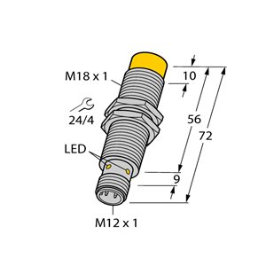 Capteur inductif TURCK NI12U-M18E-AP6X-H1141 - détecteur de proximité inductif