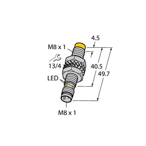 Capteur inductif TURCK NI3-M08E-AP6X-V1131 - détecteur de proximité inductif