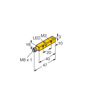 Capteur inductif TURCK NI4U-Q8SE-RP6X-V1131 - détecteur de proximité inductif