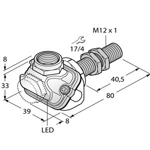 Capteur inductif TURCK BI4U-EM12WDTC-AP6X - détecteur de proximité inductif