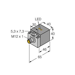 Capteur inductif TURCK BI20U-CA40-AP6X2-H1141 - détecteur de proximité inductif