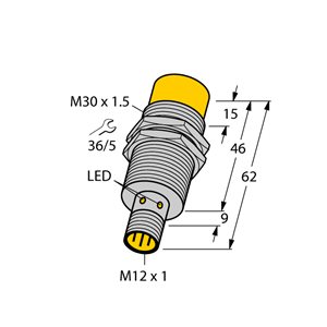 Capteur inductif TURCK NI30U-M30-VP6X-H1141 - détecteur de proximité inductif