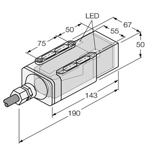 Capteur inductif TURCK NI35-CP40-VP4X2/S369-F 30M - détecteur de proximité inductif
