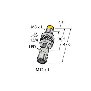 Capteur inductif TURCK NI5-M08-VP6X-H1341 - détecteur de proximité inductif