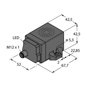 Capteur inductif TURCK NI50U-Q42TWD-VP6X-H1141 - détecteur de proximité inductif
